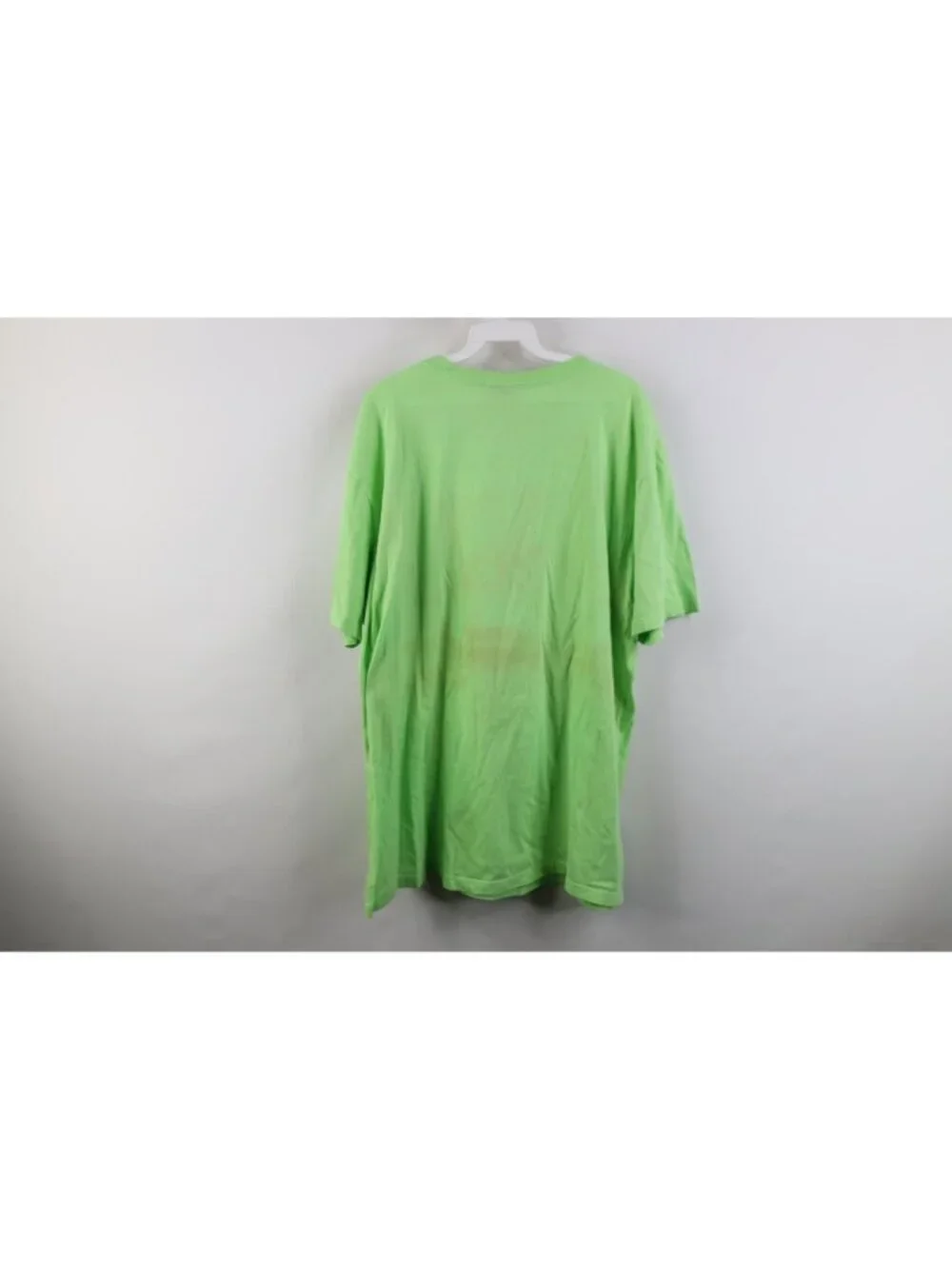 Vtg 90s Ralph Lauren Mens XL Faded Marlin Deep Sea Fishing T-Shirt Lime Green